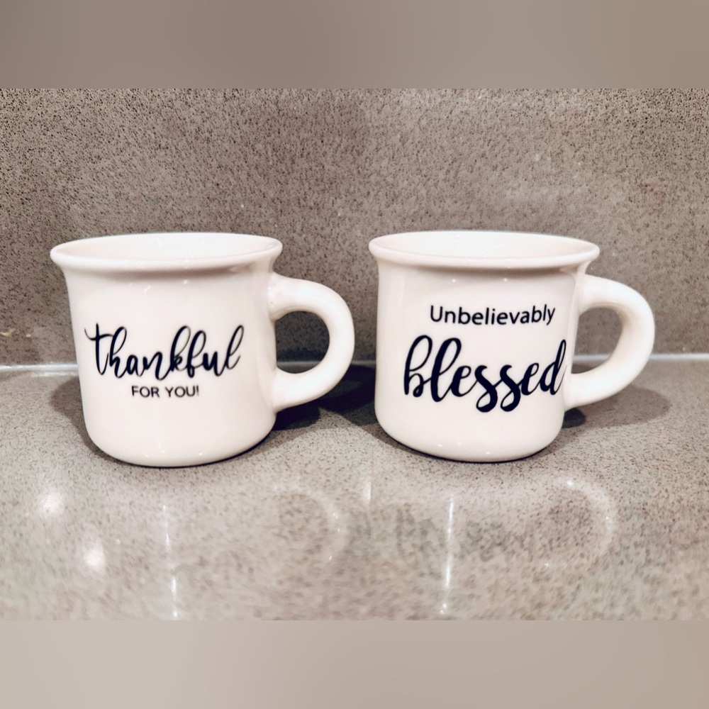 1️⃣Set of 2 Espresso Mugs / Little Mugs